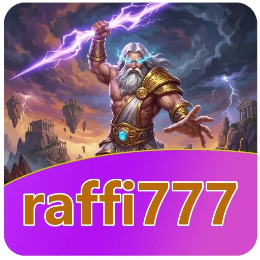 Pratinjau antarmuka aplikasi raffi777 setelah terpasang